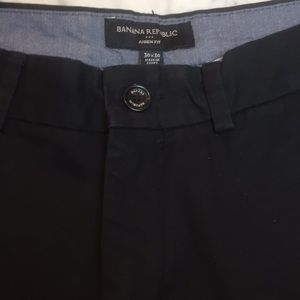 Banana Republic black Aiden fit chinos 30x30